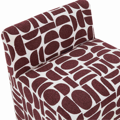 Pippa - Geometric Jacquard Weave Stool