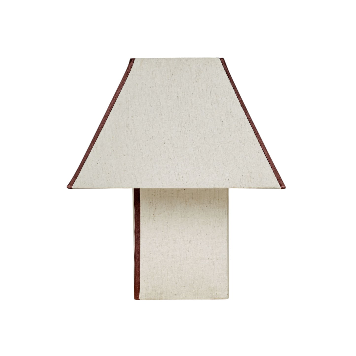 Josephine - Pyramid Table Lamp - Chocolate Brown