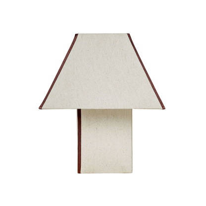 Josephine - Pyramid Table Lamp - Chocolate Brown