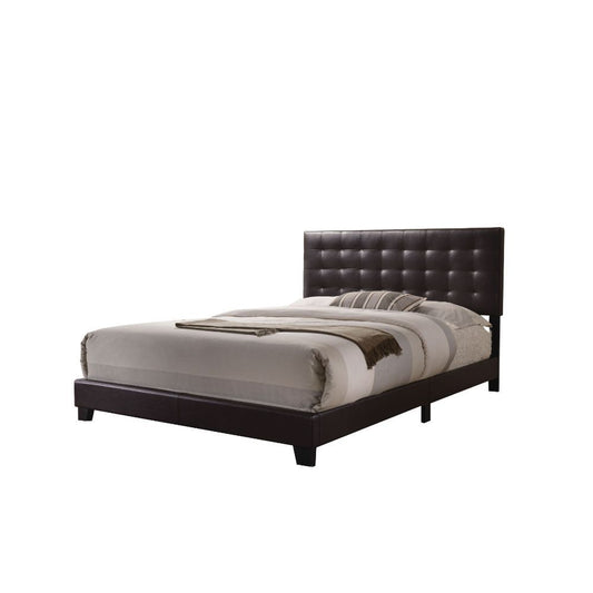 Masate - Queen Bed - Espresso Synthetic Leather