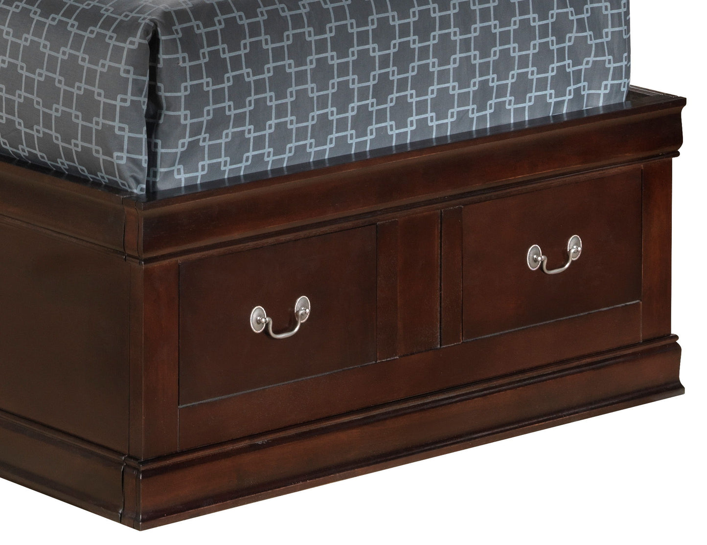 Glory Furniture - Louis Phillipe - Bookcase Storage Bed