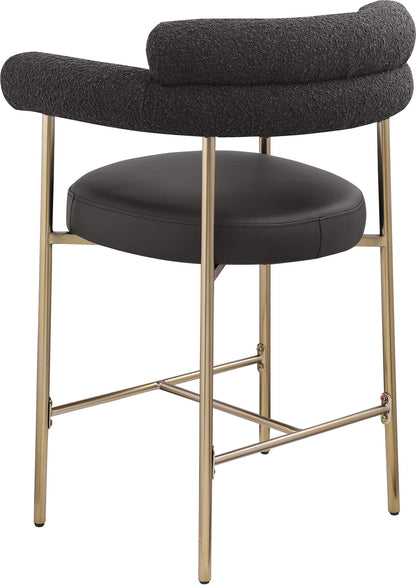 Blake - Counter Stool With Bronze Legs (Set of 2)