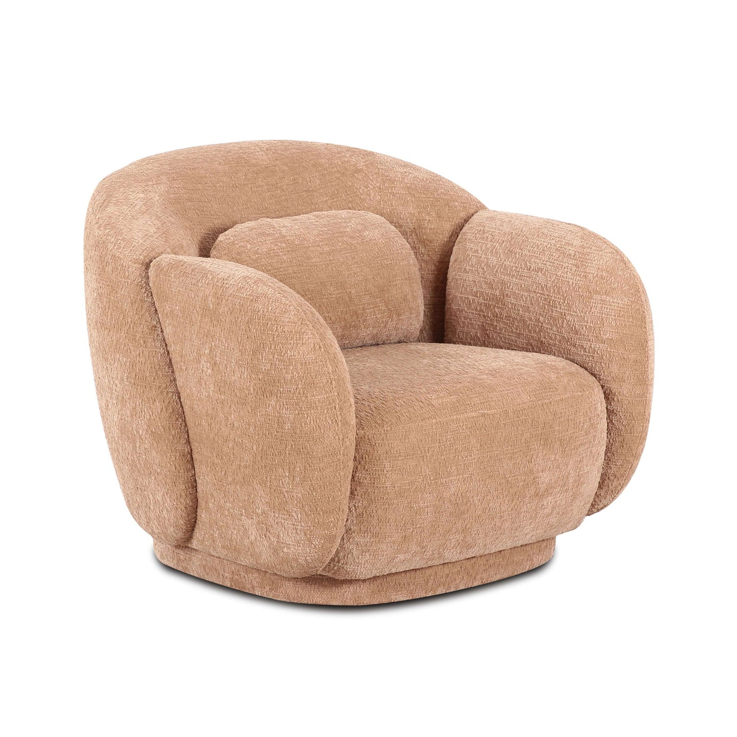 Misty - Knubby Fabric Accent Chair