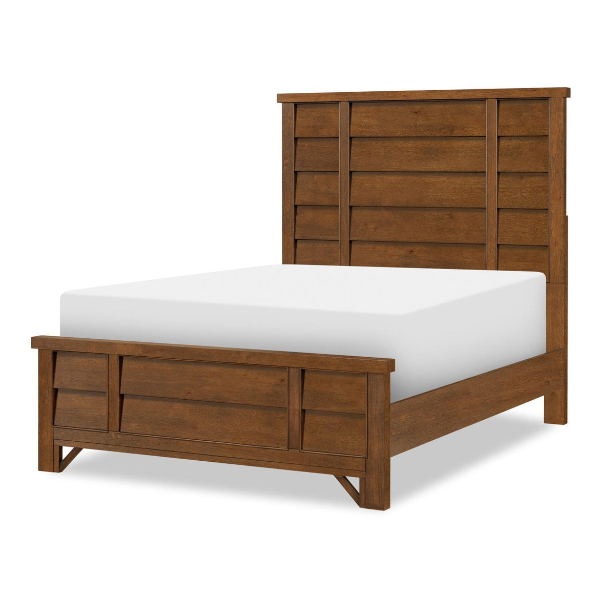Lake House - Horizontal Slat Panel Bed