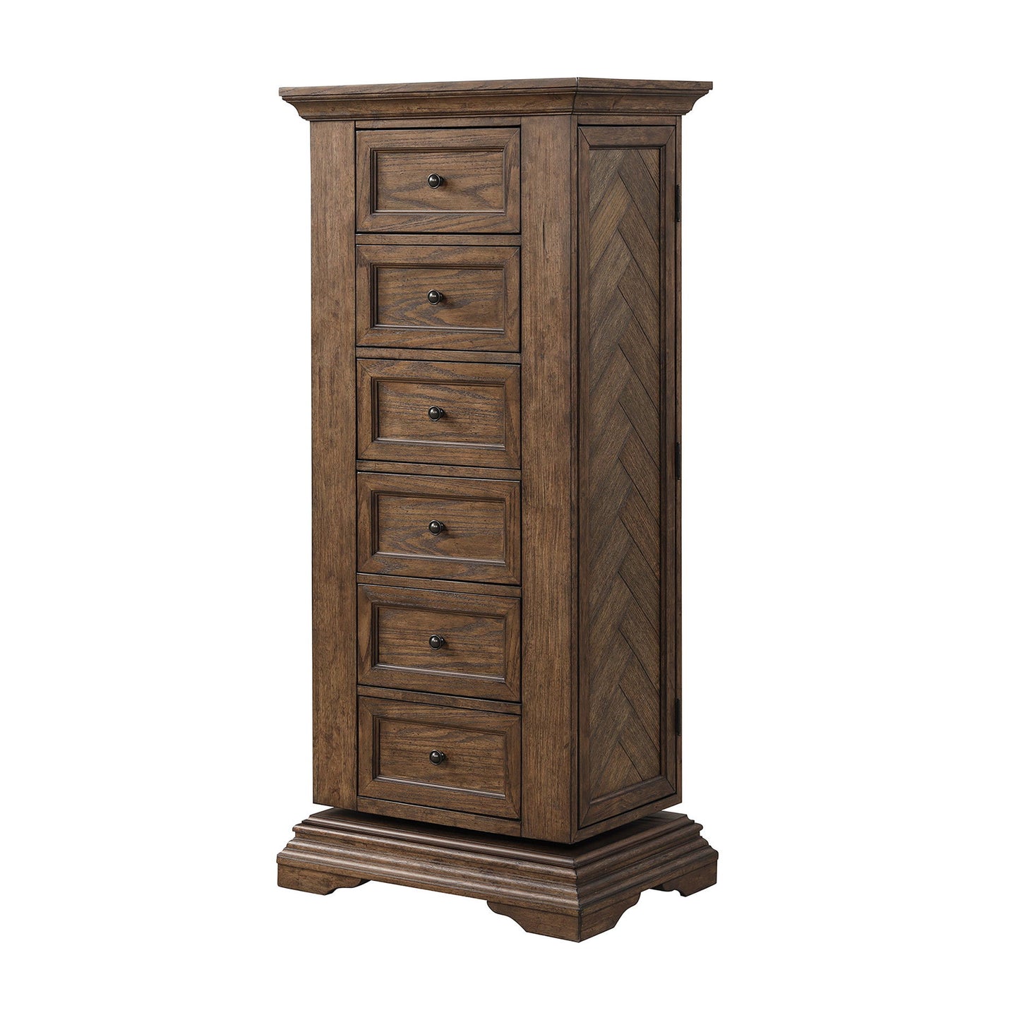 Mar Vista - Swivel Lingerie Chest With Mirror - Walnut