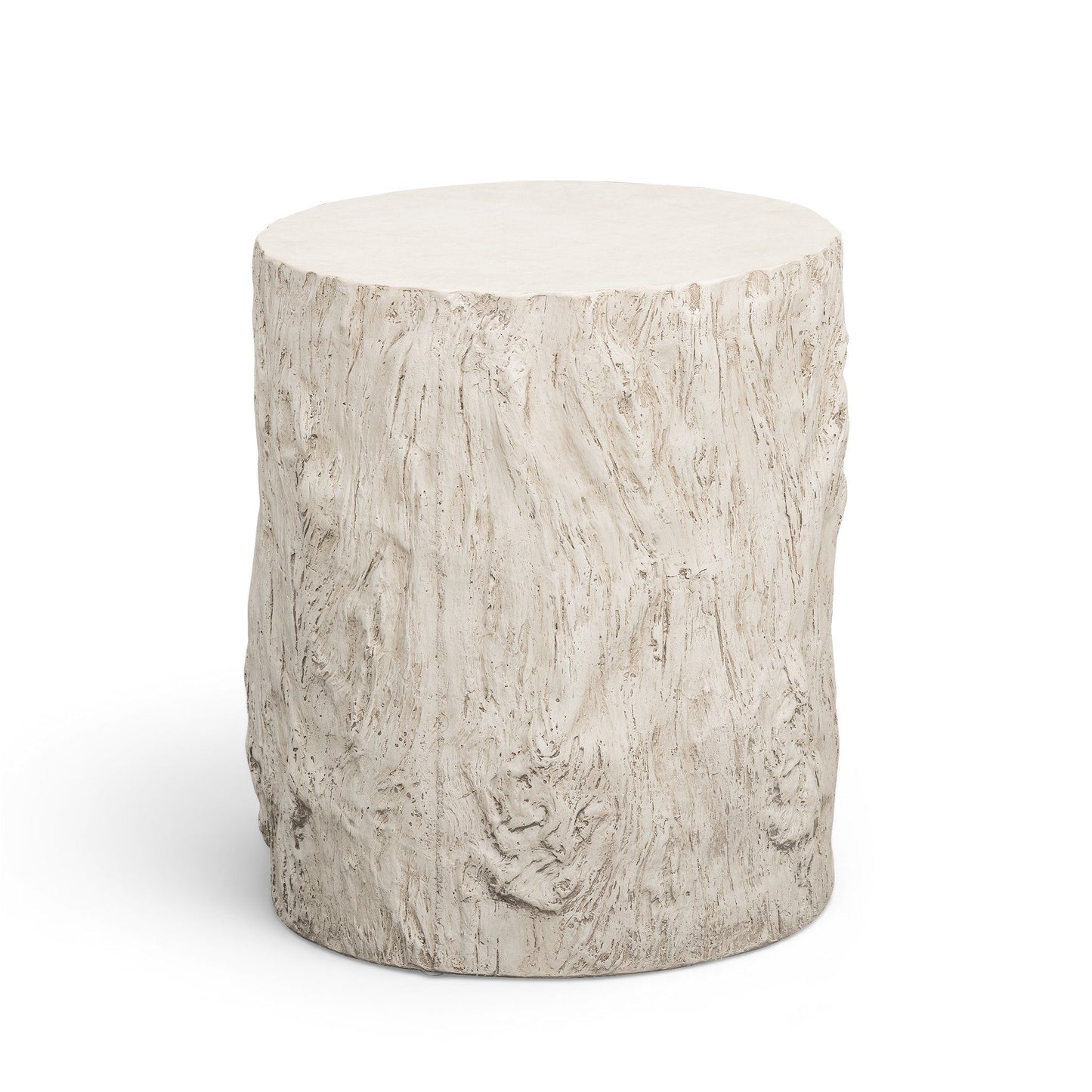 Fawn - Concrete Indoor/Outdoor Side Table - Driftwood