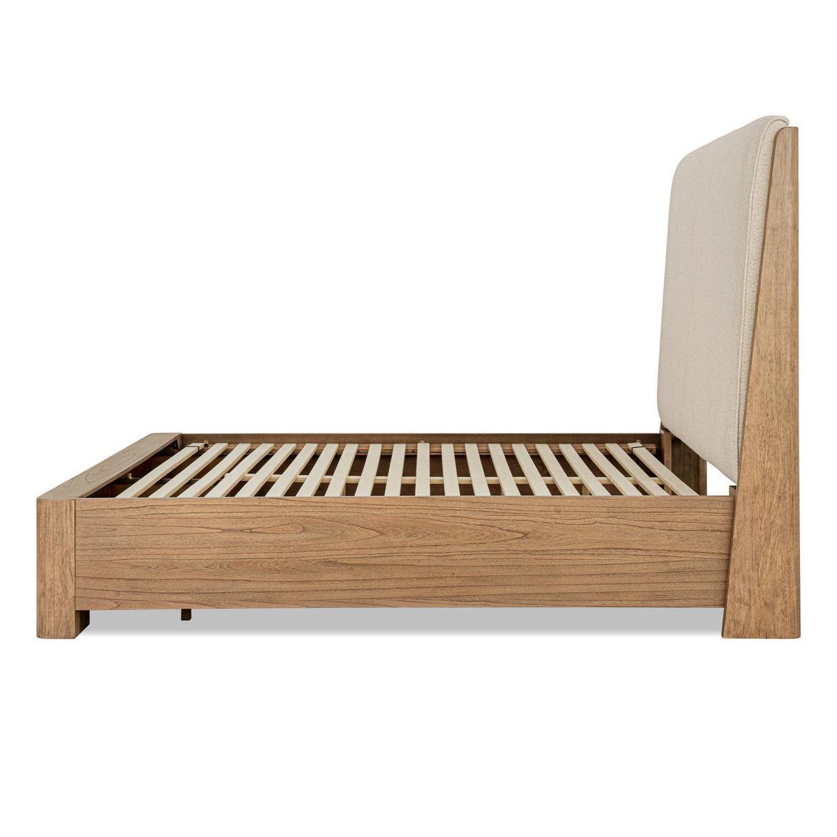 Alden - Complete Upholstered Shelter Bed With Storage Footboard