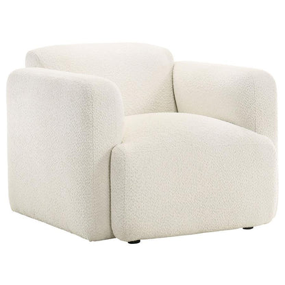 Dorset - Fabric Upholstered Round Track Arm Accent Chair