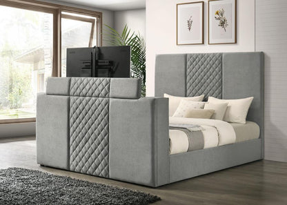Tara - Upholstered Panel TV Bed