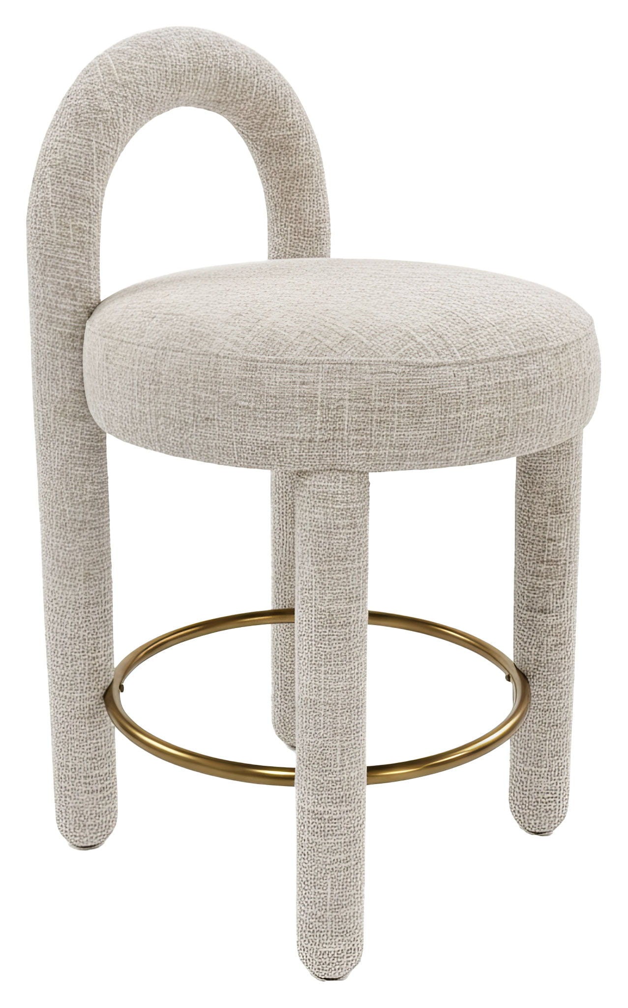 Curco - Counter Stool (Set of 2) - Gray