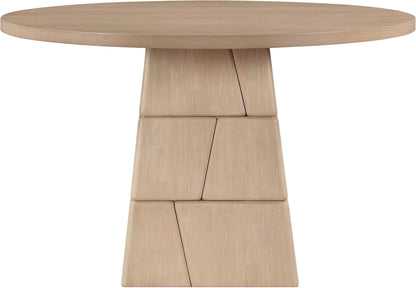 Tavio - 48" Oak Veneer And Solid Wood Dining Table