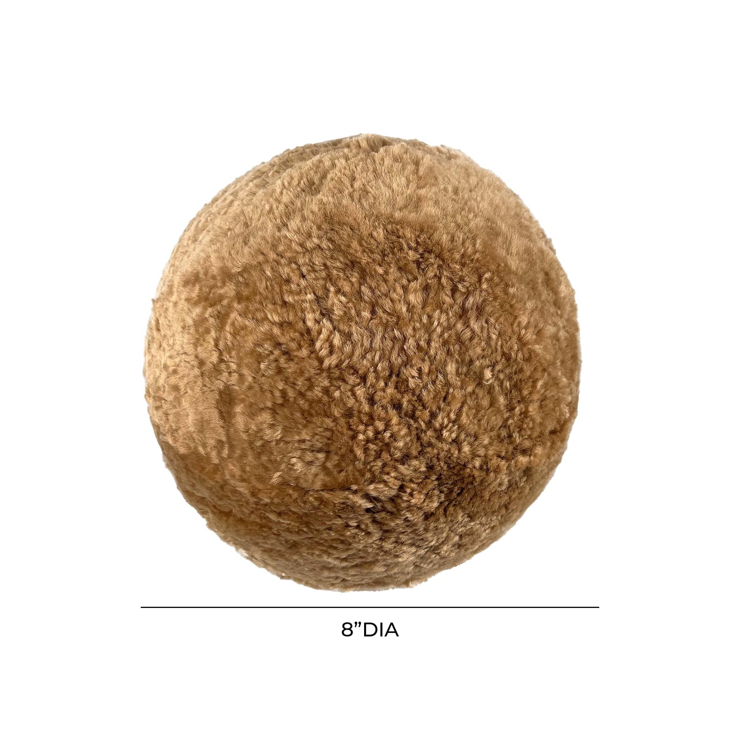 New Zealand - Genuine Sheepskin Ball Pillow