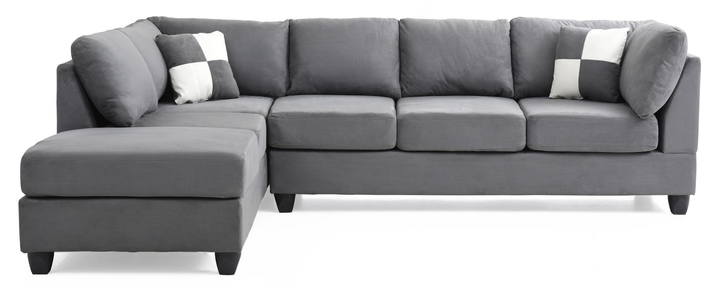 Glory Furniture - Malone - Fabric Sectional