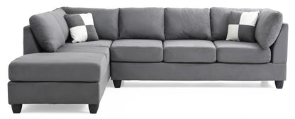 Glory Furniture - Malone - Fabric Sectional