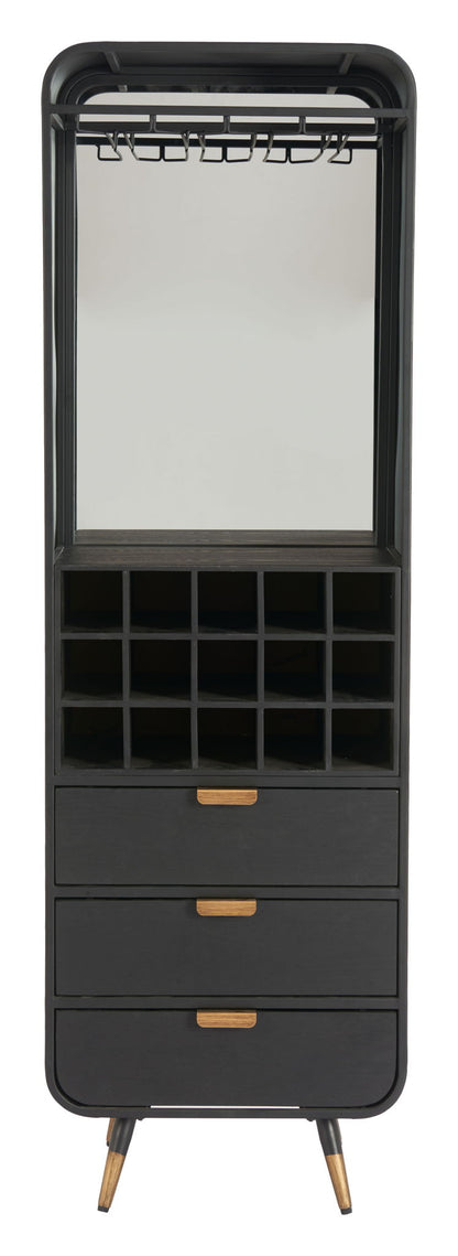 Magara - Bar Cabinet - Black