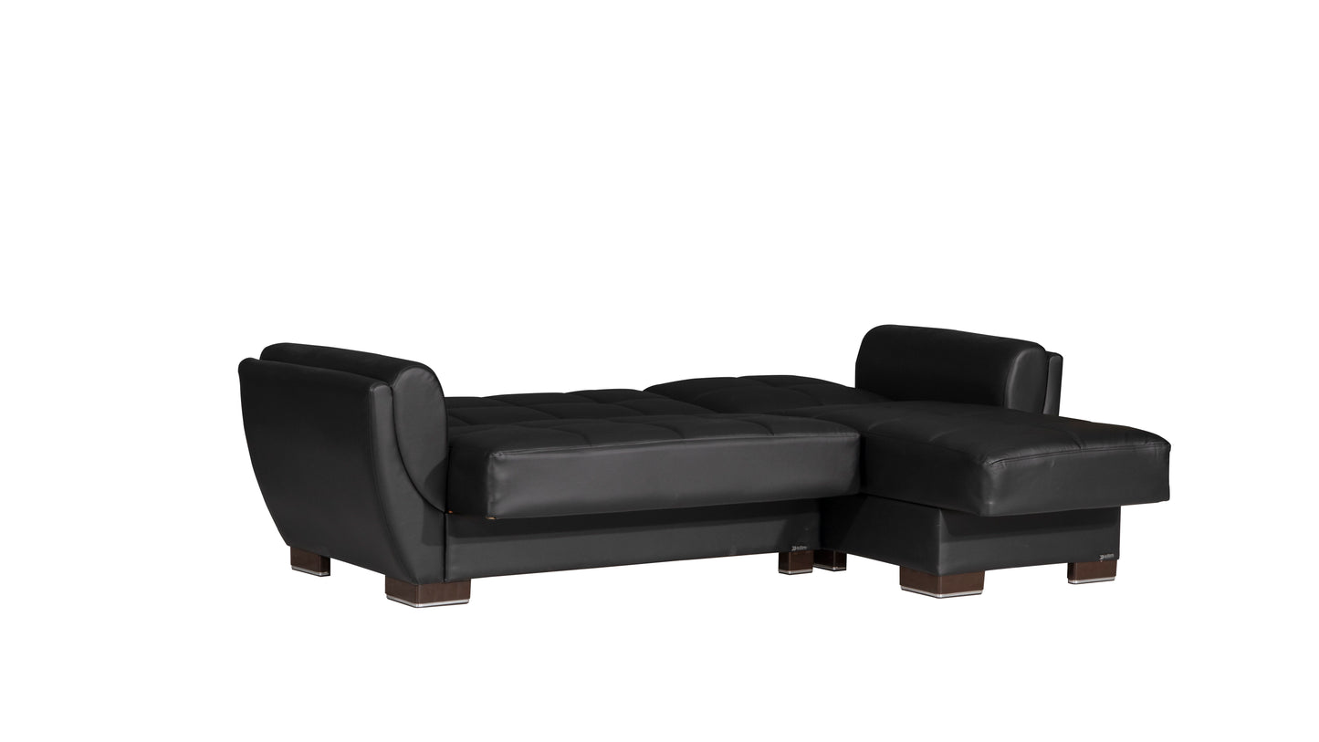 Ottomanson Armada Air - Upholstered Convertible Chaise Lounge With Storage