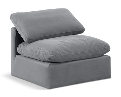 Indulge - Velvet Armless Chair