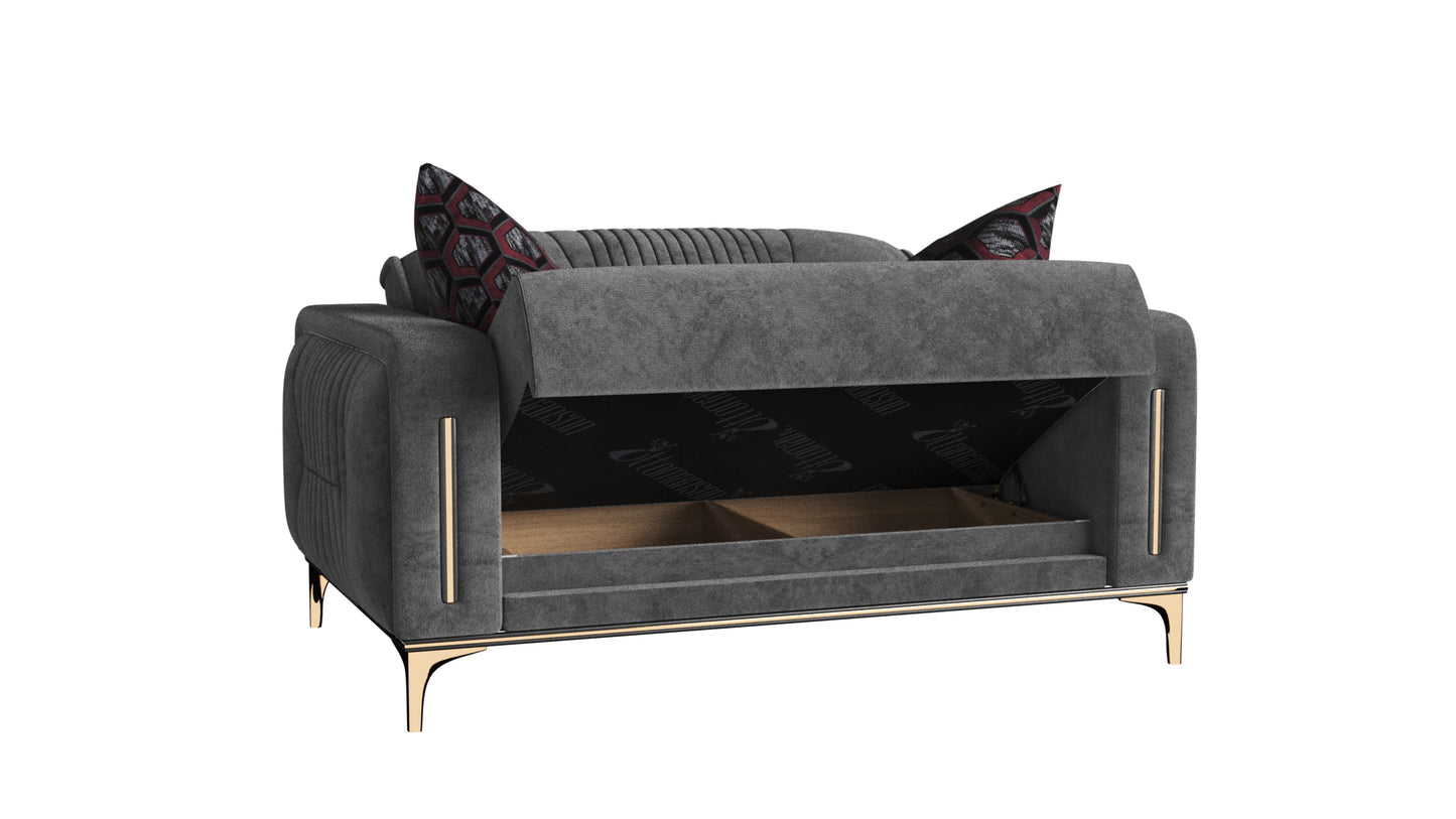 Ottomanson Angel - Convertible Loveseat With Storage