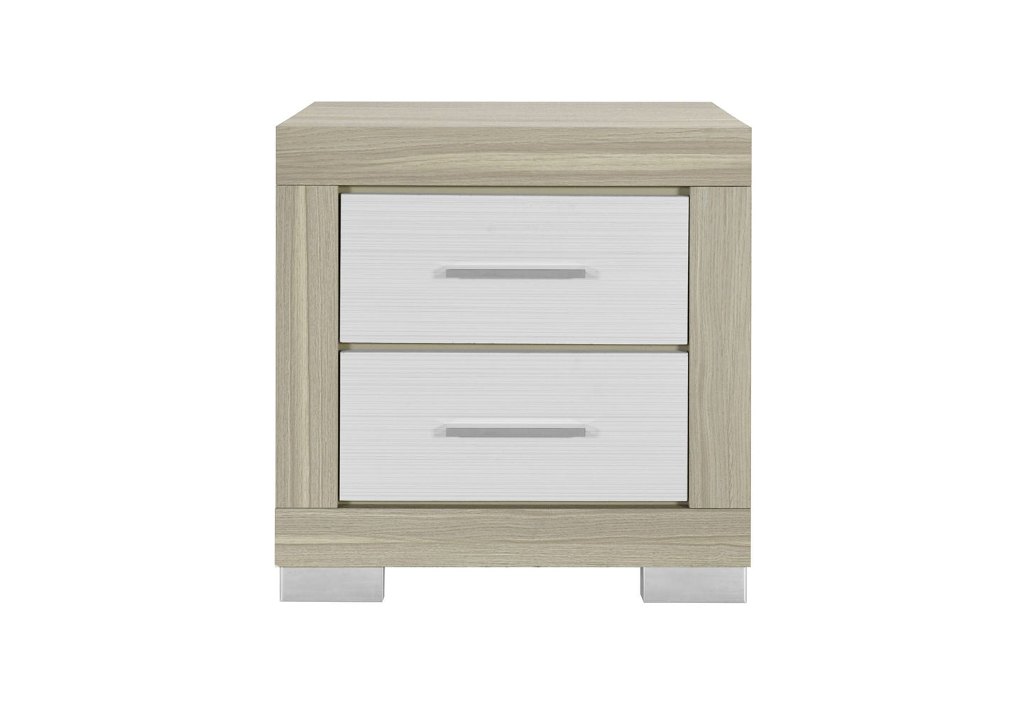 Emma - Nightstand - Natural / White
