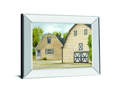 Contemporary Farm By Mark Chandon Mirrored Frame - Beige