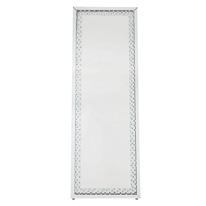 Nysa - Floor Mirror - Mirrored & Faux Crystals