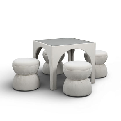 Tomlin - Game Table And Ottoman Set