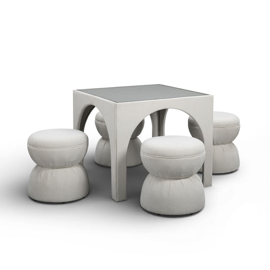 Tomlin - Game Table And Ottoman Set