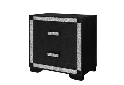 Soleil - Nightstand - Charcoal