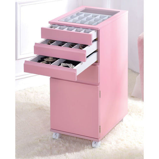 Nariah - Jewelry Armoire - Pink