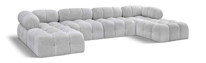 Ames - 6 Piece Fabric Modular U-Shaped Sectional
