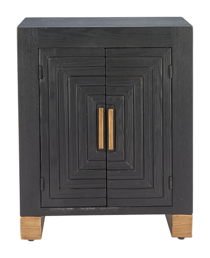 Trazo - Side Table - Black