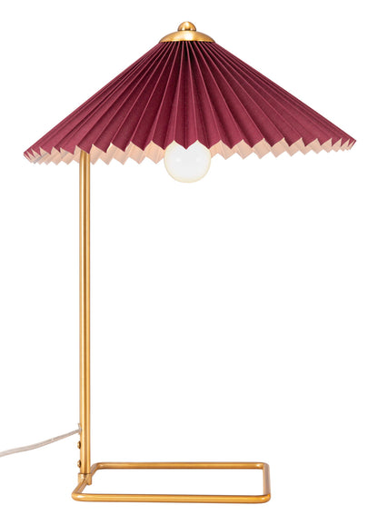 Charo - Table Lamp - Red / Gold