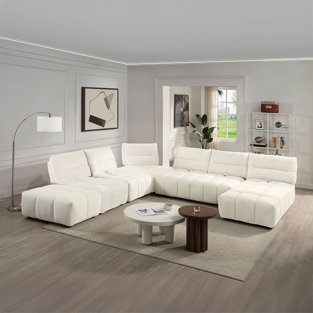 Loanna - Modular Loveseat - White