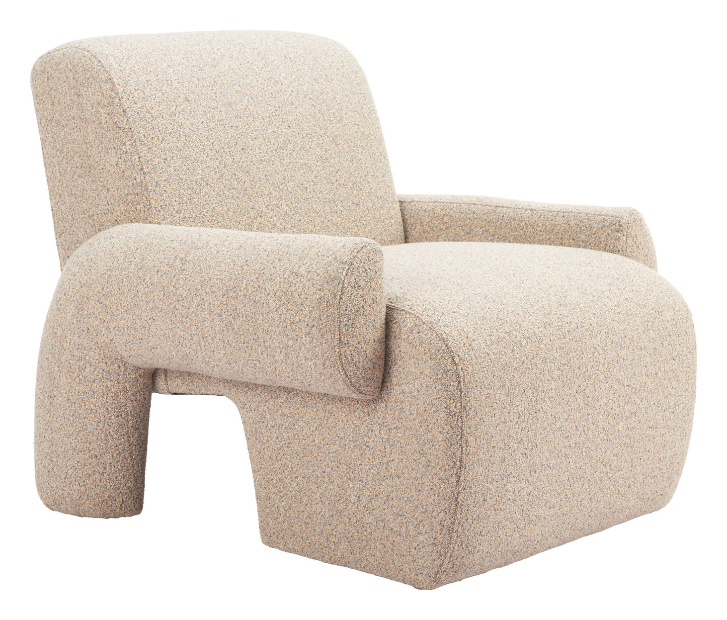 Rura - Accent Chair - Heathered Beige