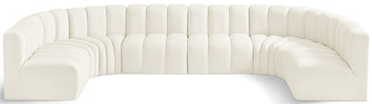 Arc - Velvet Modular U-Shaped Sectional