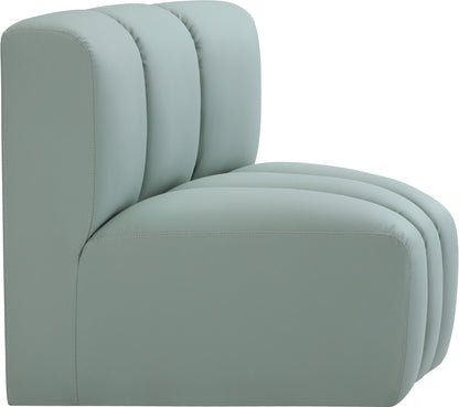 Arc - Faux Leather Curved Corner Chair