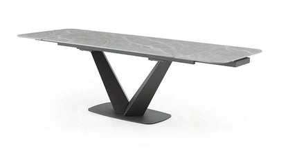 Cloud - Dining Table - Gray / Black