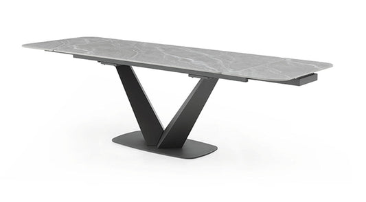 Cloud - Dining Table - Gray / Black