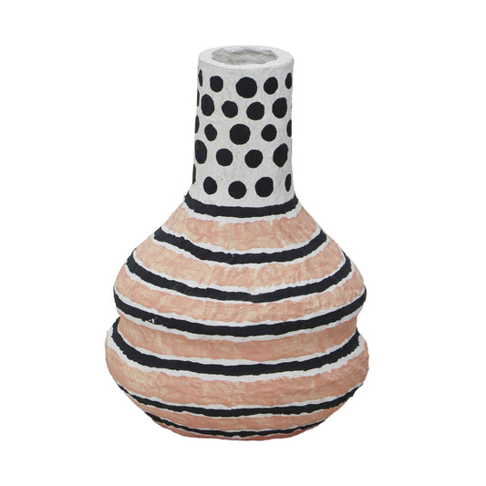 Cotton Mache - Print Vase - Modernist