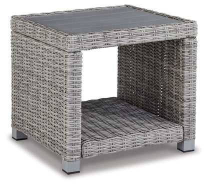 Naples Beach - Light Gray - Square End Table