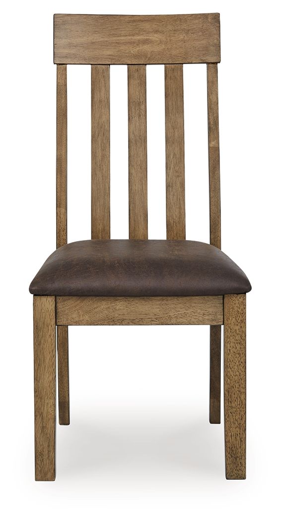 Urbinforte - Dining Upholstered Side Chair (Set of 2) - Light Brown
