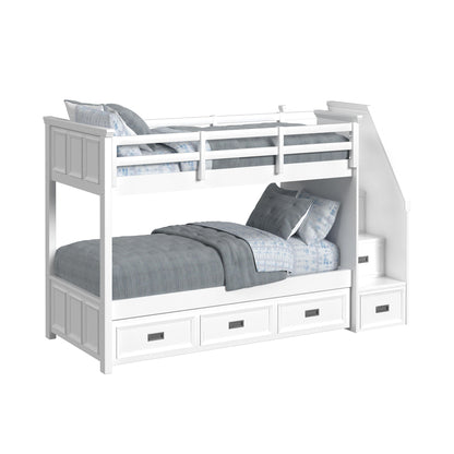 Hampton Kids - Bunk With Staircase And Trundle