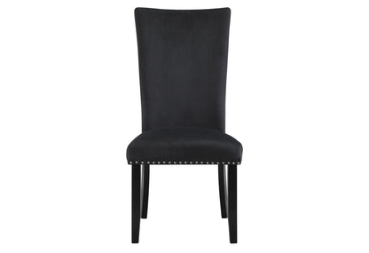 D03 - 9 Piece Dining Room Set (Dining Table And 8 Dinning Chairs) - Black