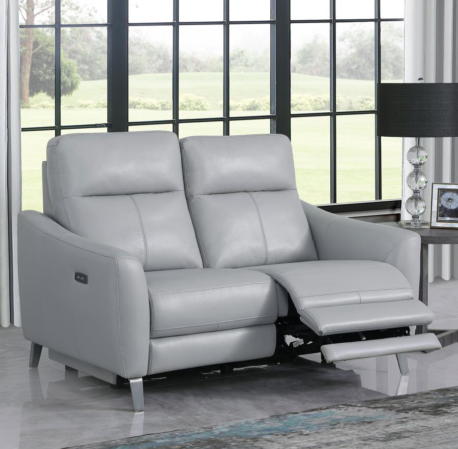 Derek - Upholstered Power Reclining Loveseat