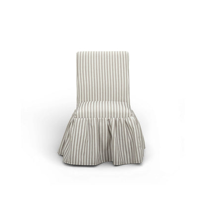 Gertrude - Striped Linen Dining Chair
