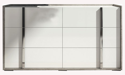 Treviso - Double Dresser - White