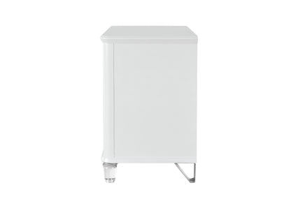 Apollo - Nightstand - Gray / White