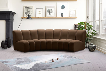 Infinity - 3 Piece Modular Sectional - Brown