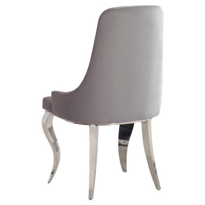 Antoine - Curved Chrome Legs Dining Chair