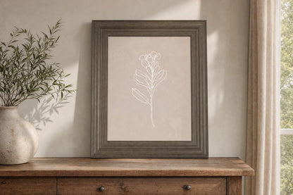 22x26 Blush Bloom I By Annie Warren - Beige